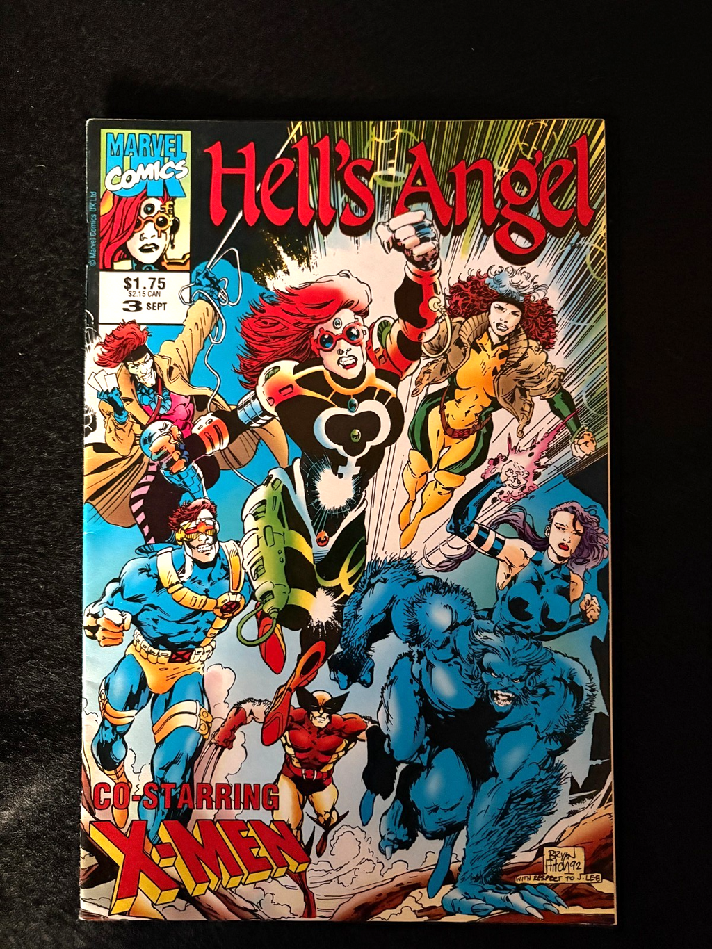 Hell's Angel - Run of 3 - #1-3 (1992) Marvel UK