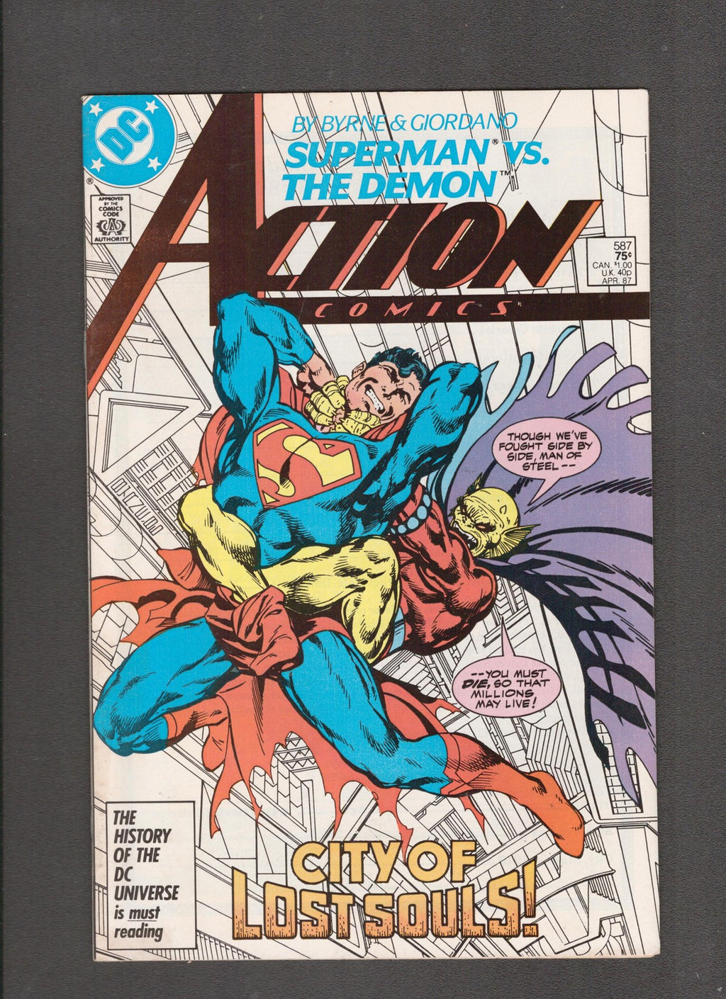 Action Comics #587 (1987) Superman - John Byrne DC Comics