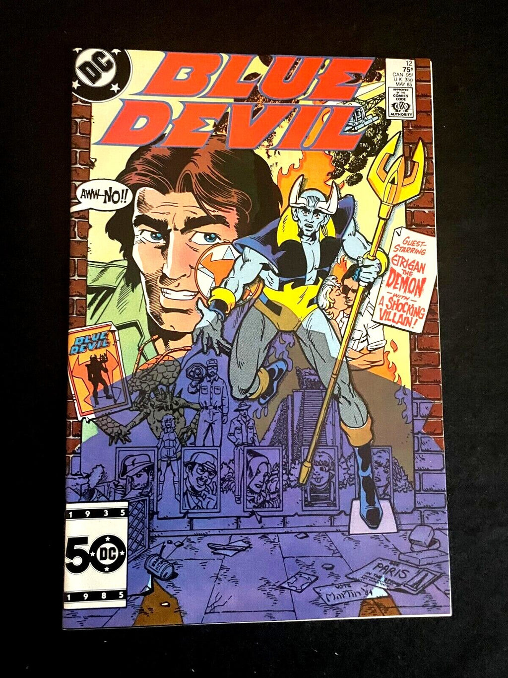 Blue Devil #12 1985 - HIGH GRADE