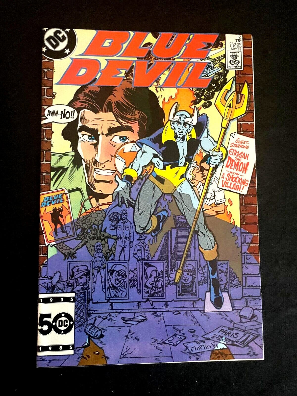 Blue Devil #12 1985 - HIGH GRADE