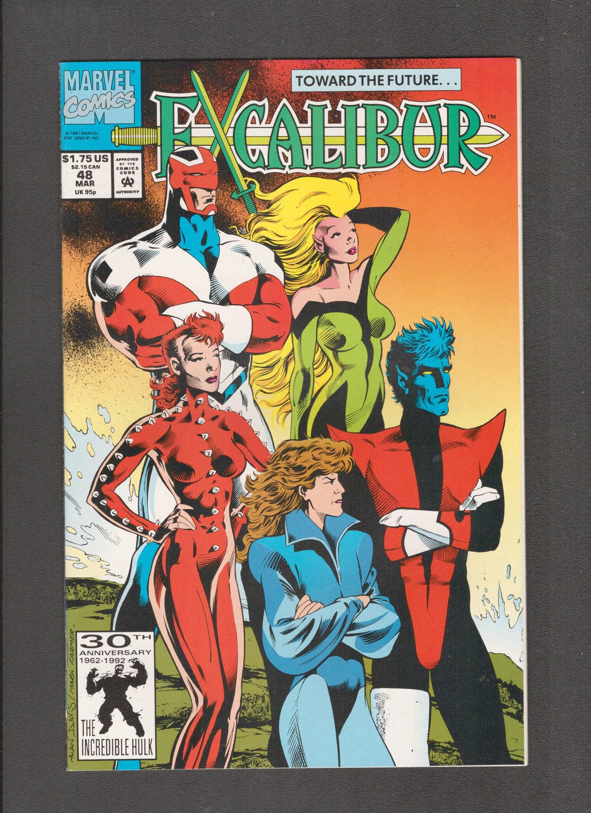 Excalibur #48 (1992) Mark Farmer, Alan Davis Marvel Comics