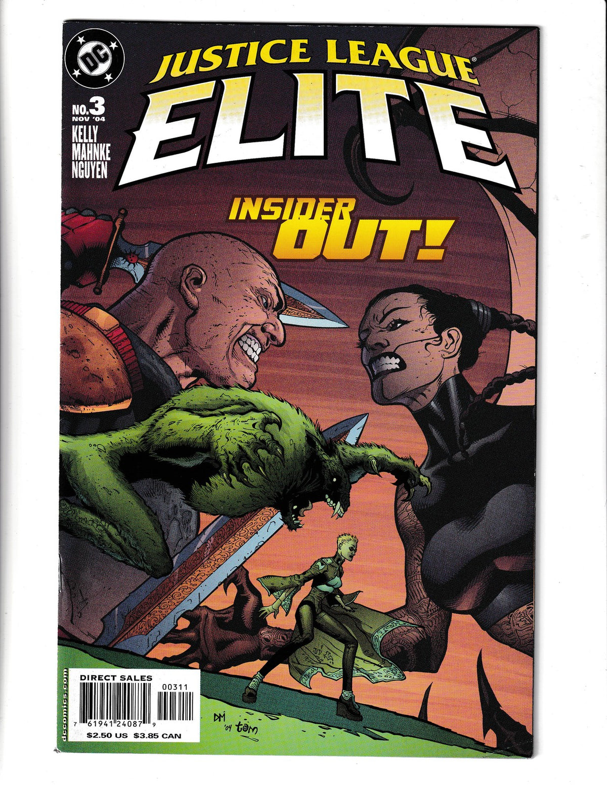 Justice League Elite #3 (2004) Insider Out DC Comics