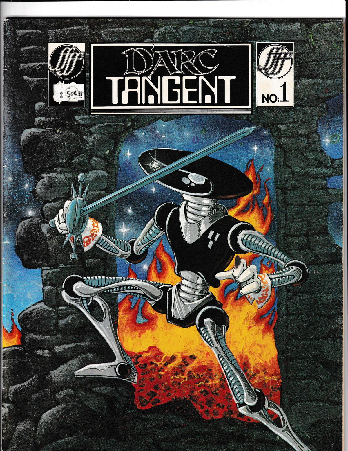 D'Arc Tangent #1 (1982) Ffantasy Ffactory Comics