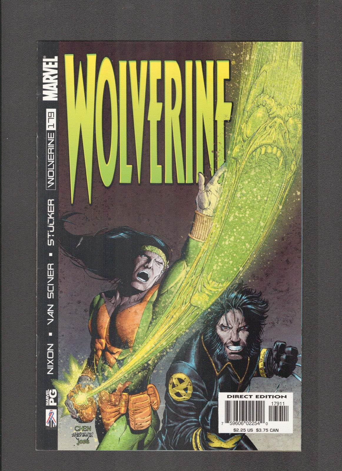 Wolverine #179 (2002) Sean Chen Marvel Comics