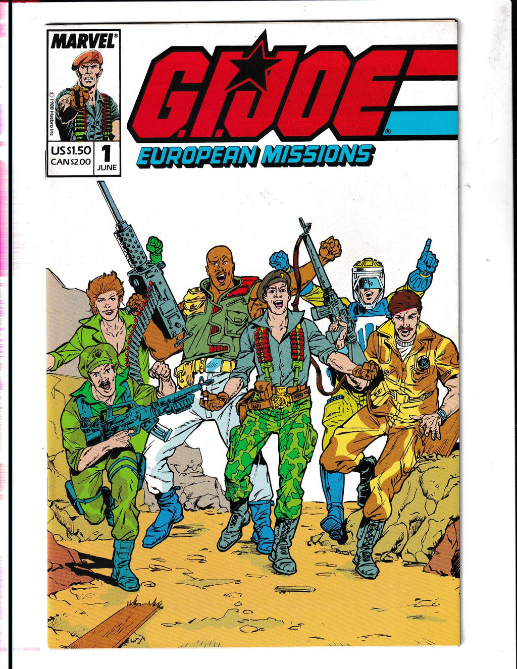 G.I. Joe: European Missions #1 (1988) Marvel Comics