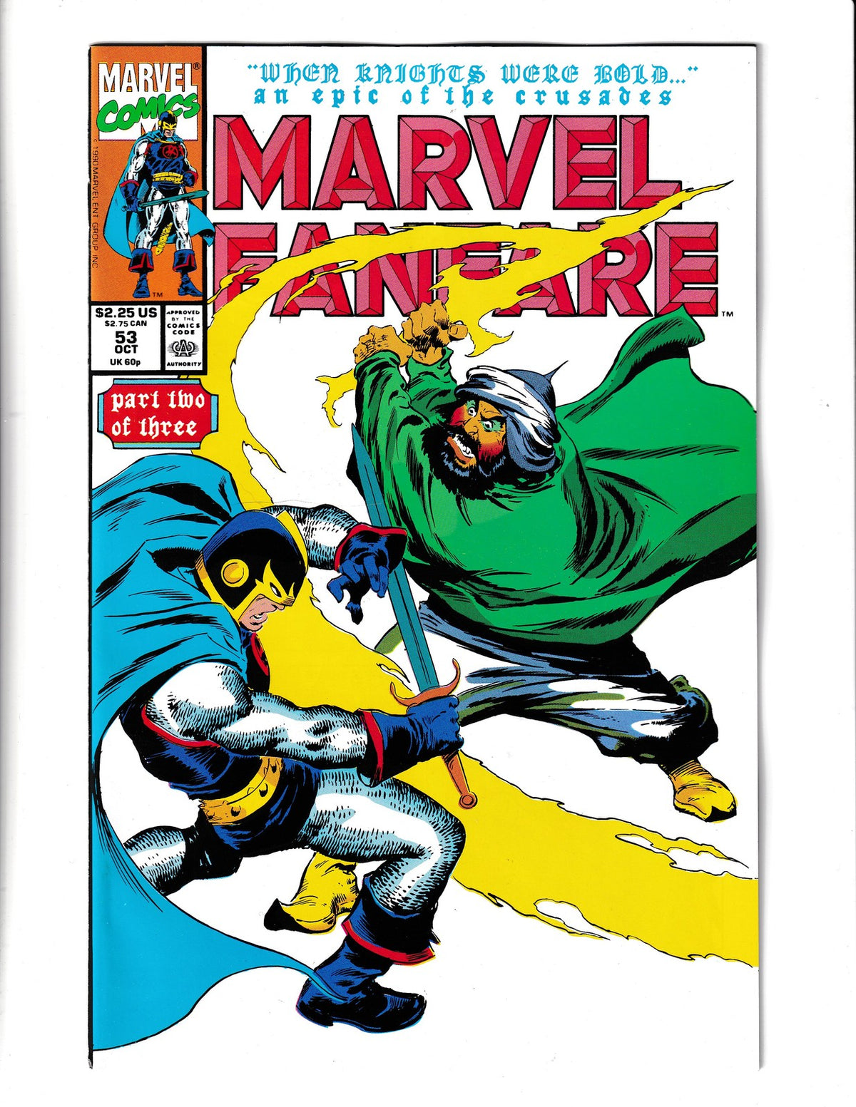Marvel Fanfare #53 (1990) When Knights were Bold Marvel Comics