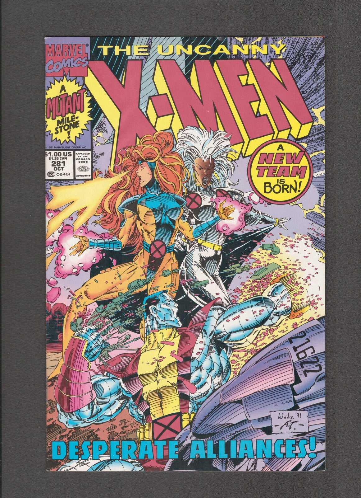 Uncanny X-Men #281 (1991) John Byrne, Jim Lee Marvel Comics