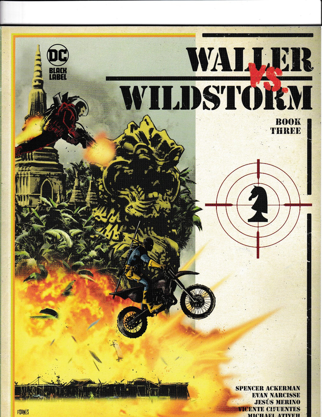 Waller VS Wildstorm #3 (2023) Regular Jorge Fornes Cover DC Black Label Comics