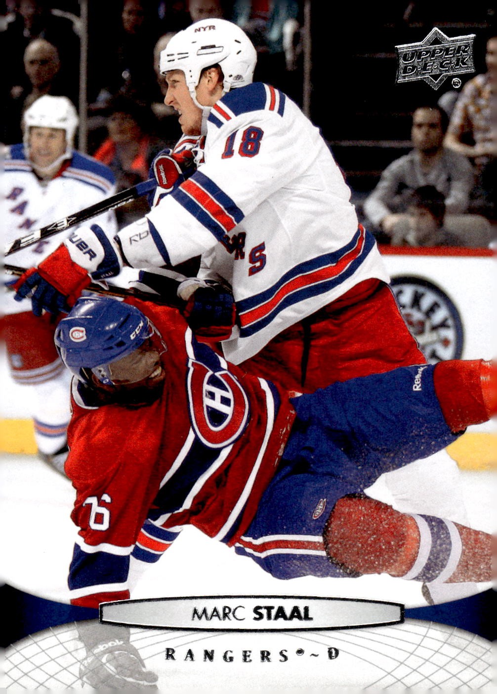2011-12 Upper Deck #74 Marc Staal Hockey New York Rangers