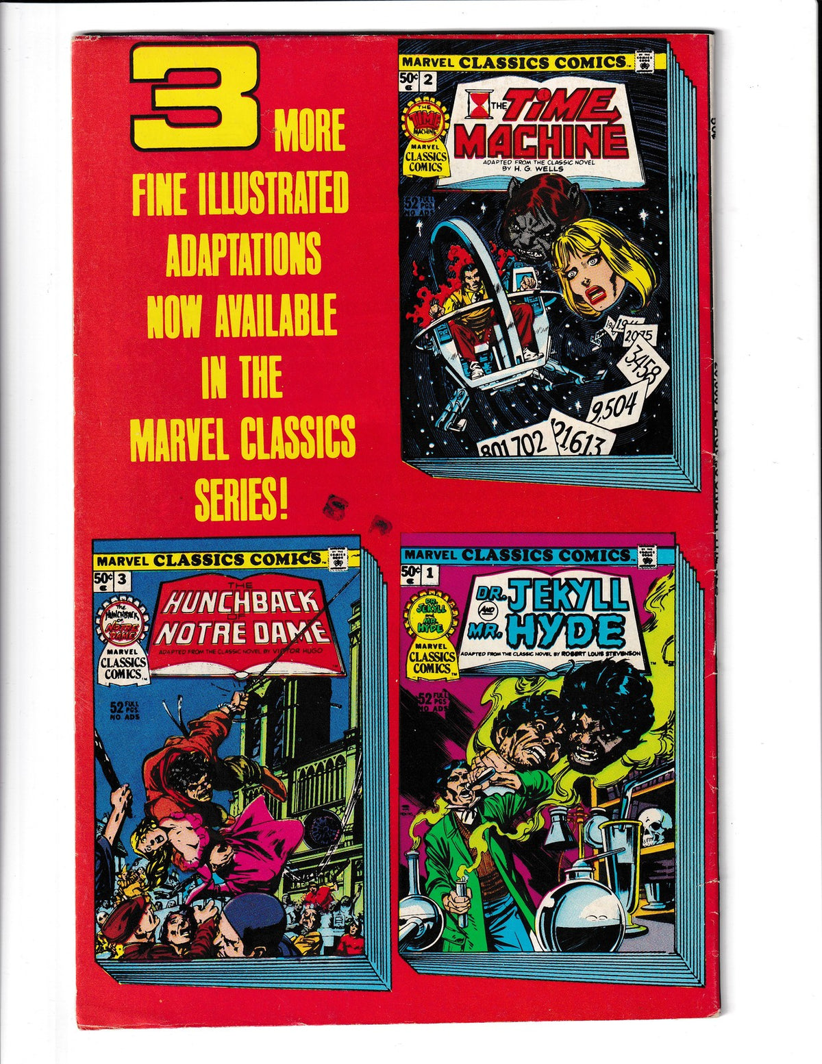 Marvel Classics Comics #4 (1976) 20,000 Leagues Under the Sea Marvel Comics