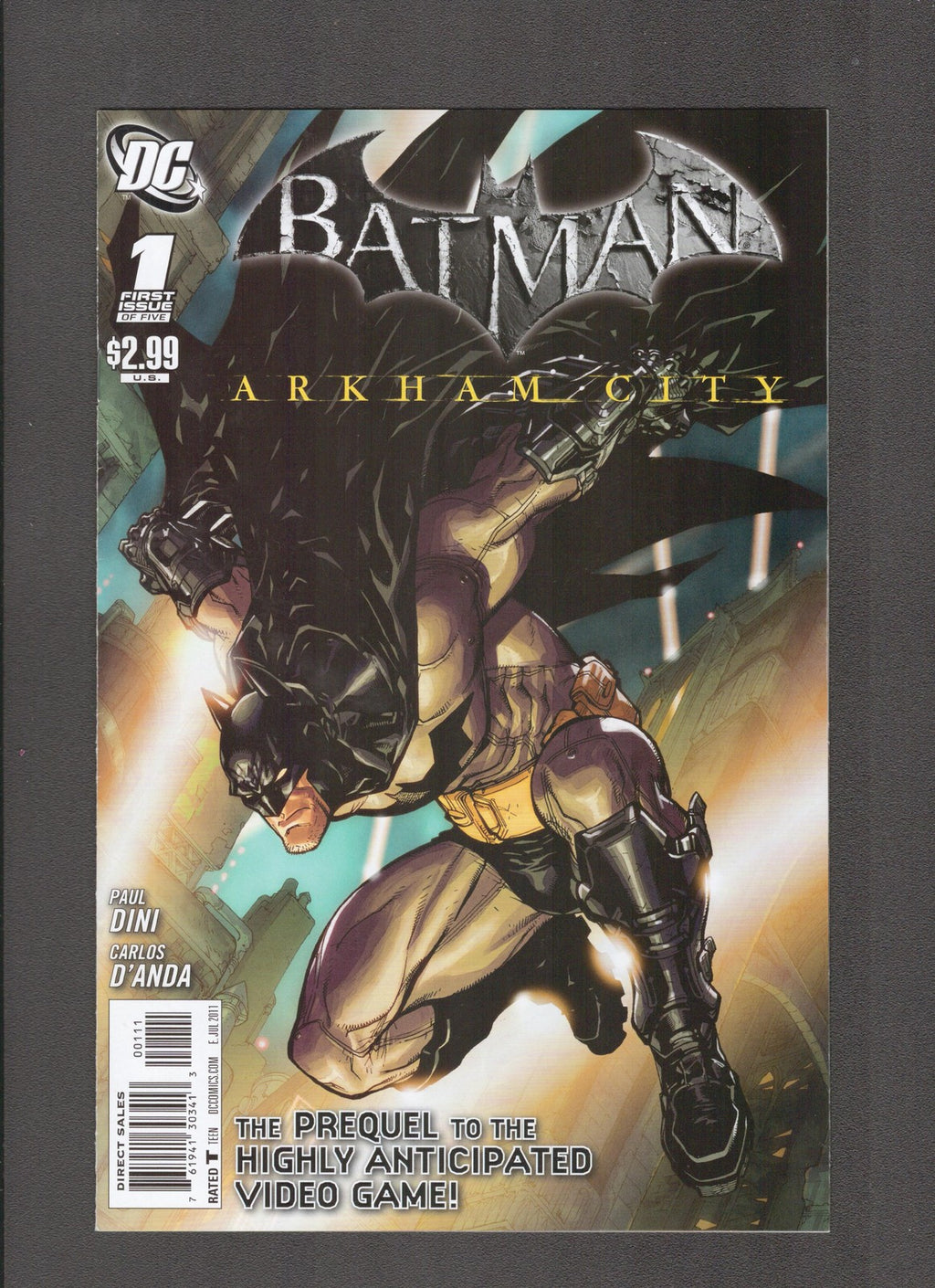 Batman: Arkham City #1 (2011) Higher Grade DC Comics