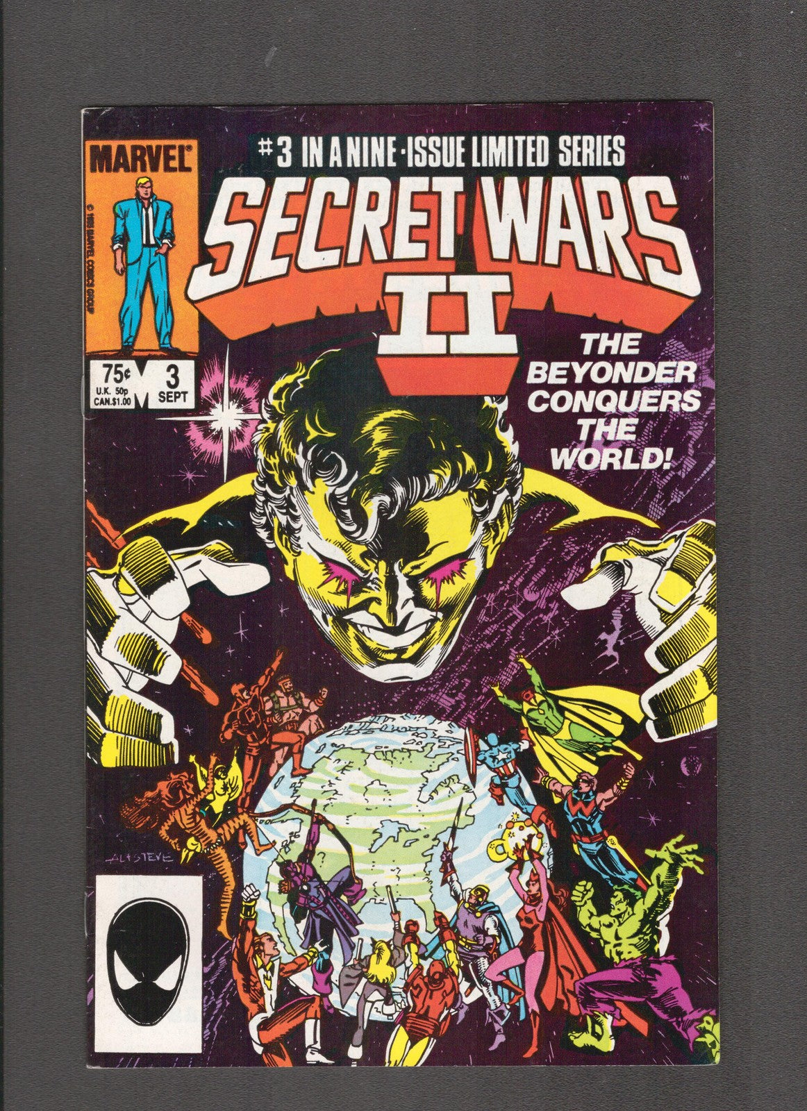 Secret Wars II #3 (1985) 1st Beyonder (Human Form) Marvel Comics