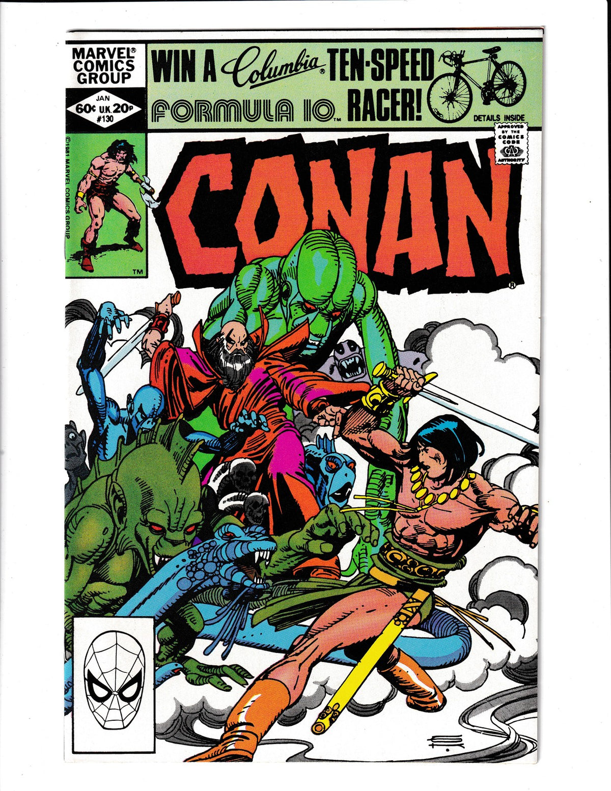 Conan the Barbarian #130 (1982) Kane Marvel Comics SKU:3236