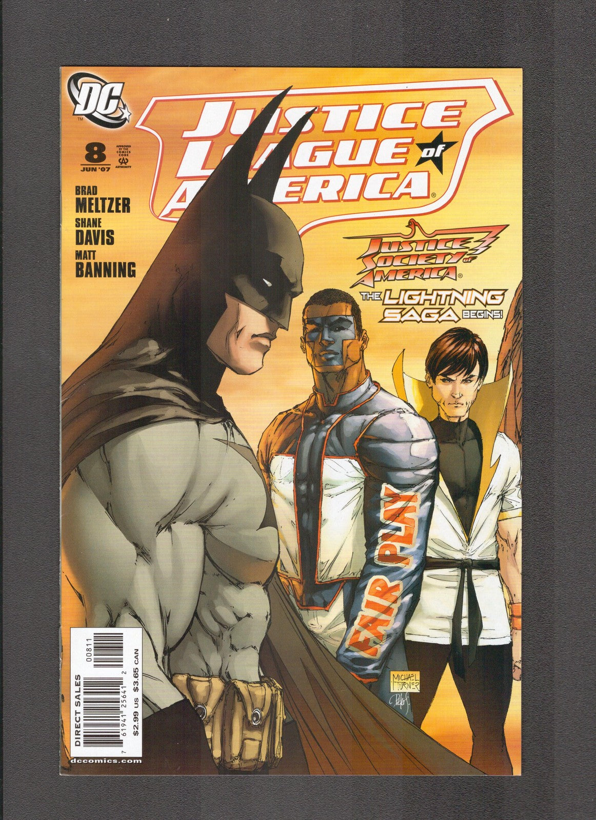 Justice League of America #8 (2007) Michael Turner DC Comics