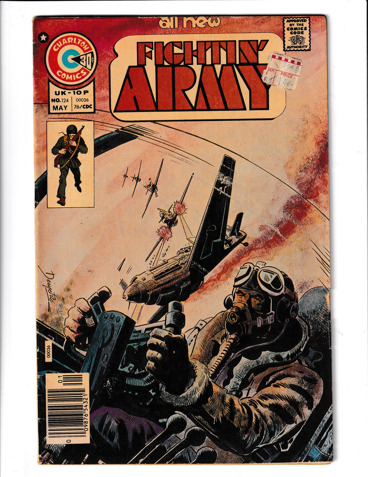 Fightin' Army #124 (1976) Charlton Comics