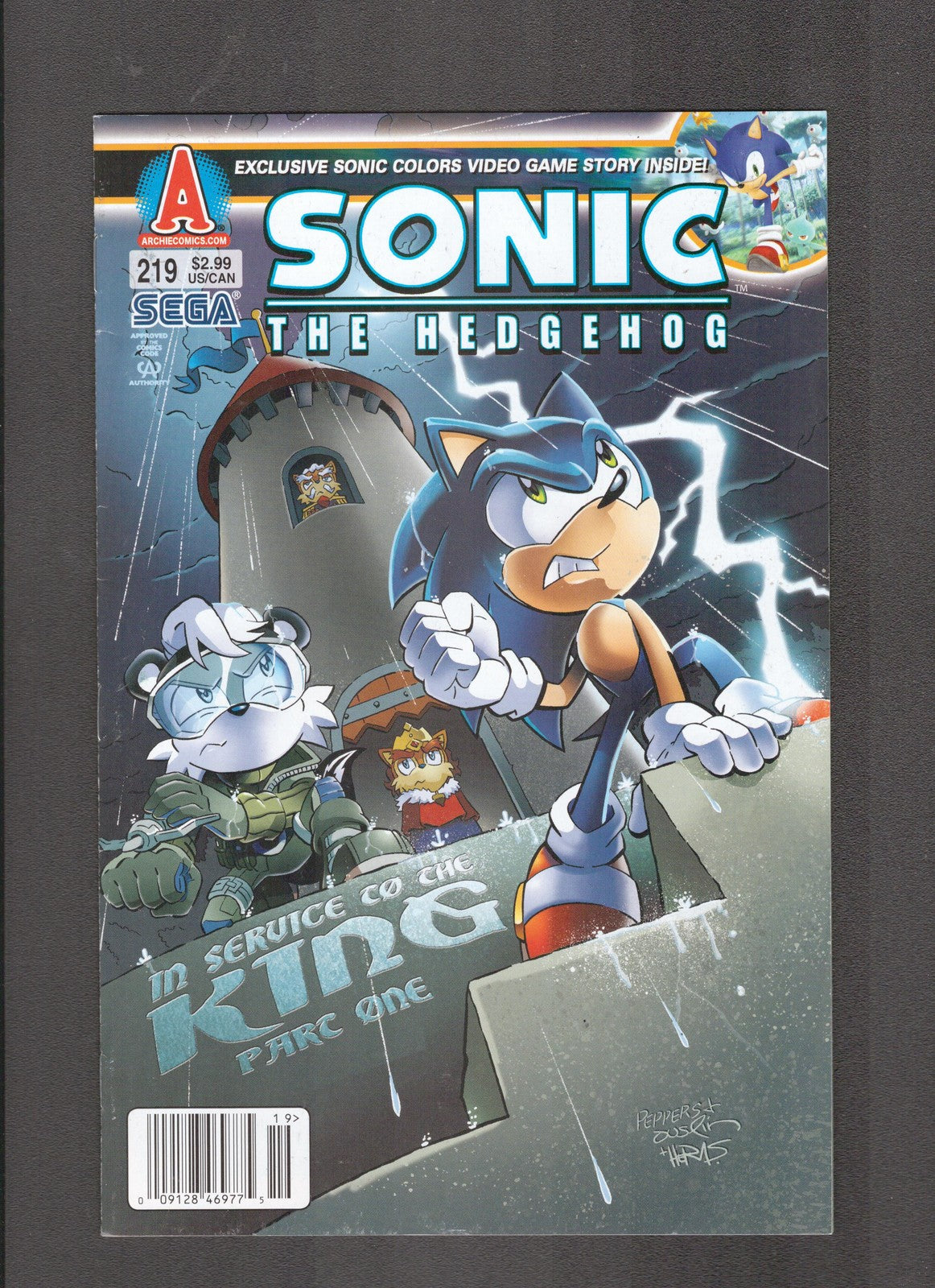 Sonic the Hedgehog #219 (2011) LOW PRINT RUN Archie Comics