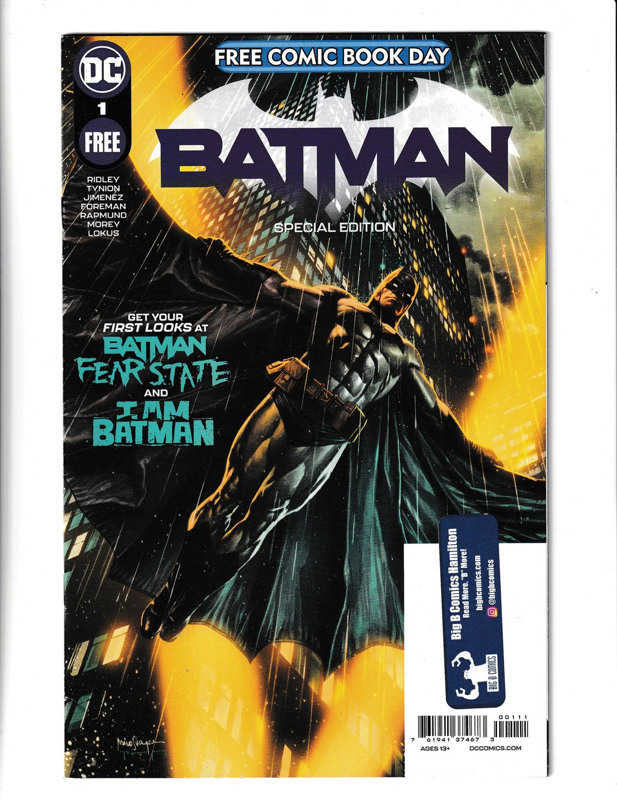 Batman: Special FCBD #1 (2019) DC Comics