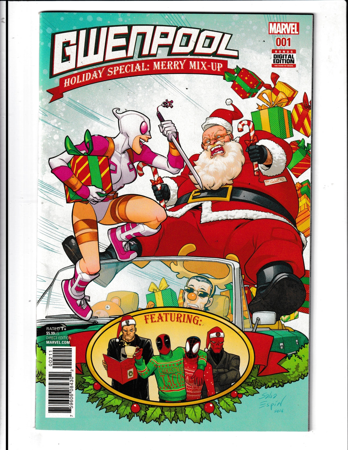 Gwenpool: Holiday Special - Maerry Mix-up #1 (2017) Higher Grade Marvel Comics