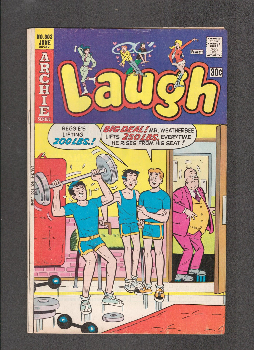 Laugh Comics #303 (1976) Reggie Cover Archie Comics