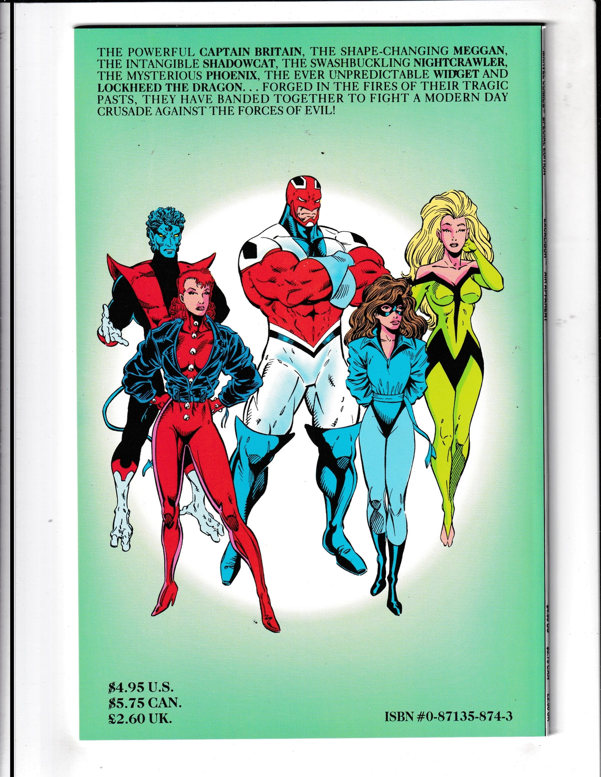 Excalibur: Air Apparent #1 (1991) Marvel Comics