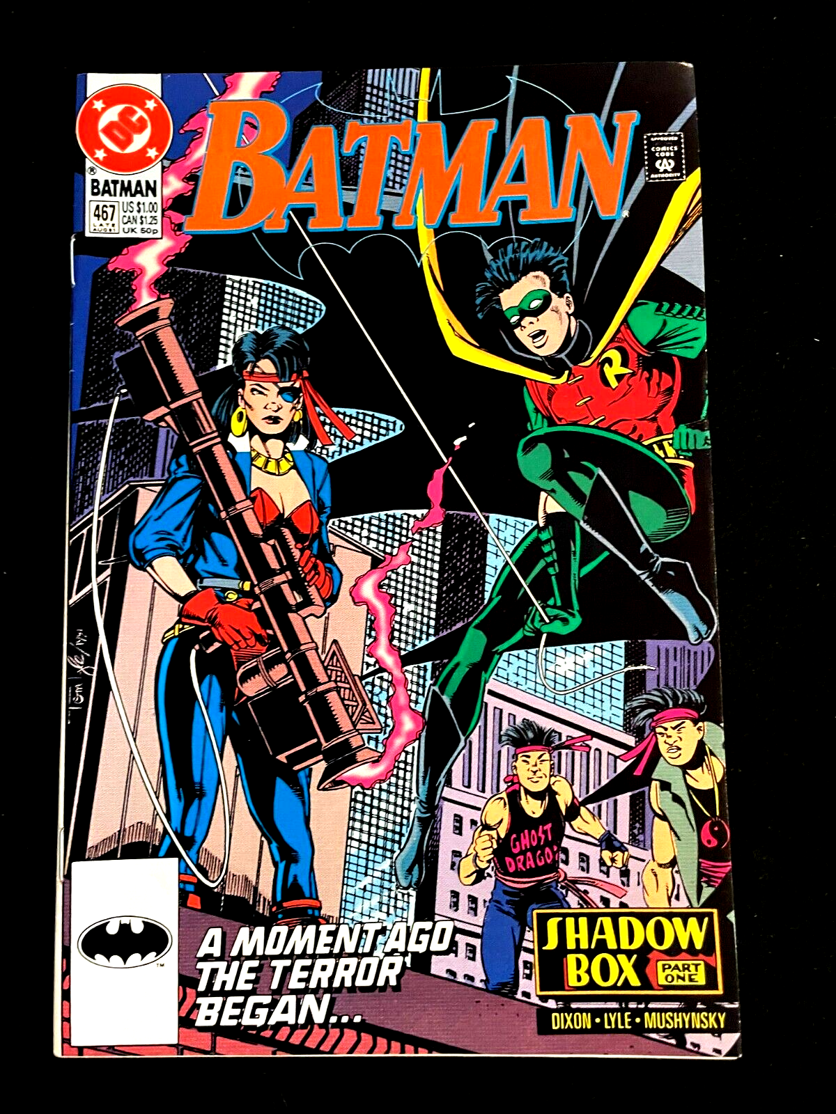 Batman #467 1991 - Shadow Box part 1 - HIGH GRADE