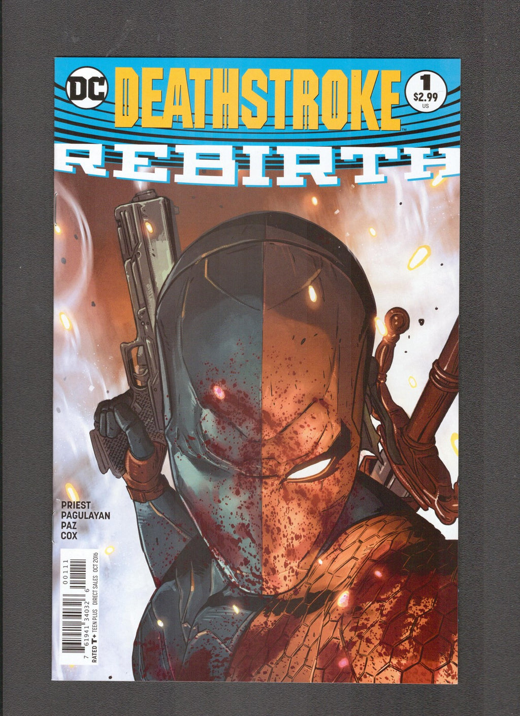 Deathstroke: Rebirth #1 (2016) Aco Cover DC Comics
