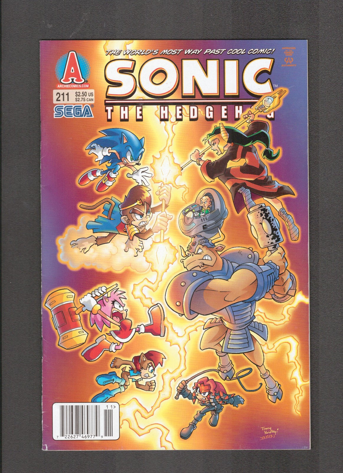 Sonic the Hedgehog #211 (2010) LOW PRINT RUN Archie Comics