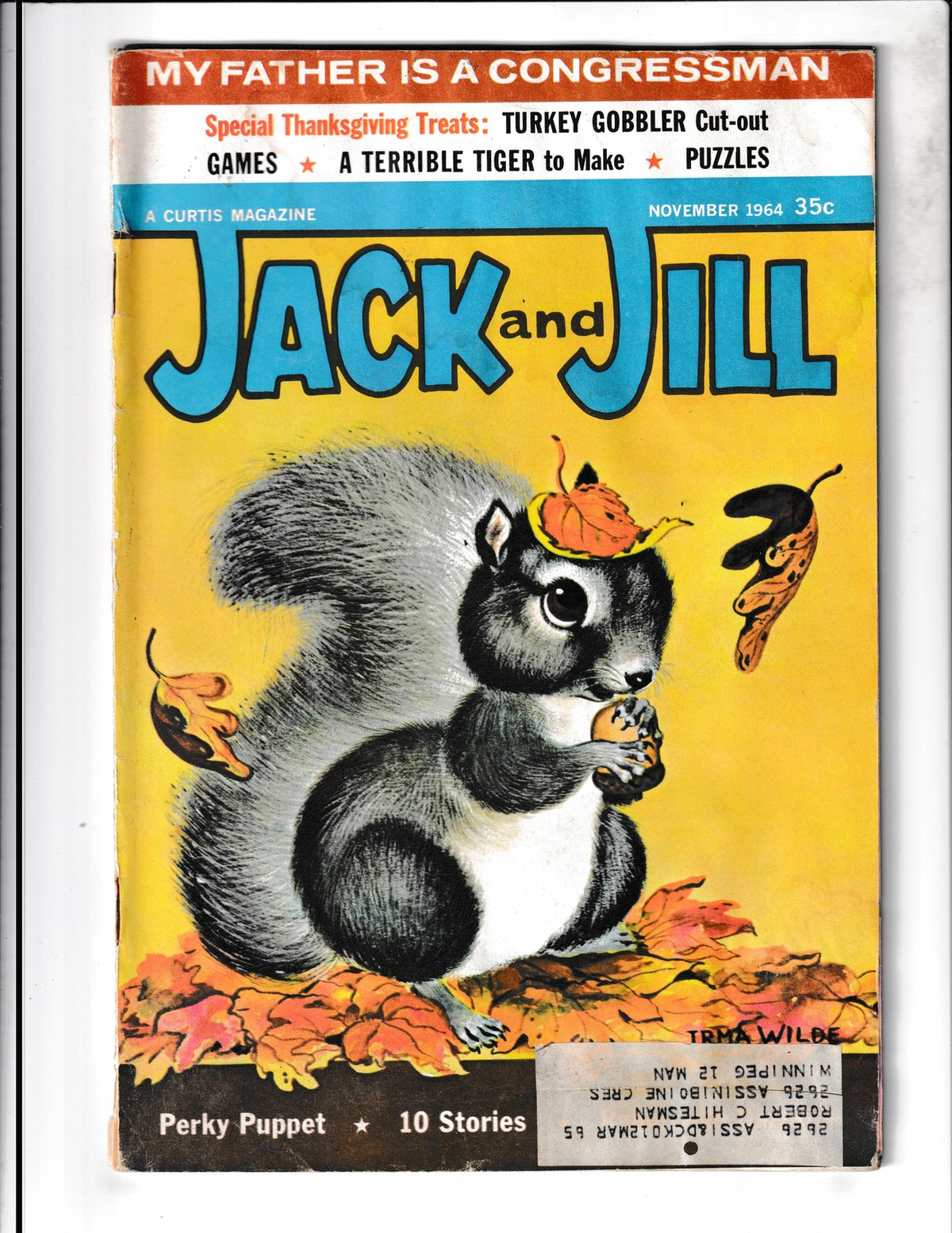 Jack and Jill Magazine #1 (1964) Vol 27 Curtis Comics