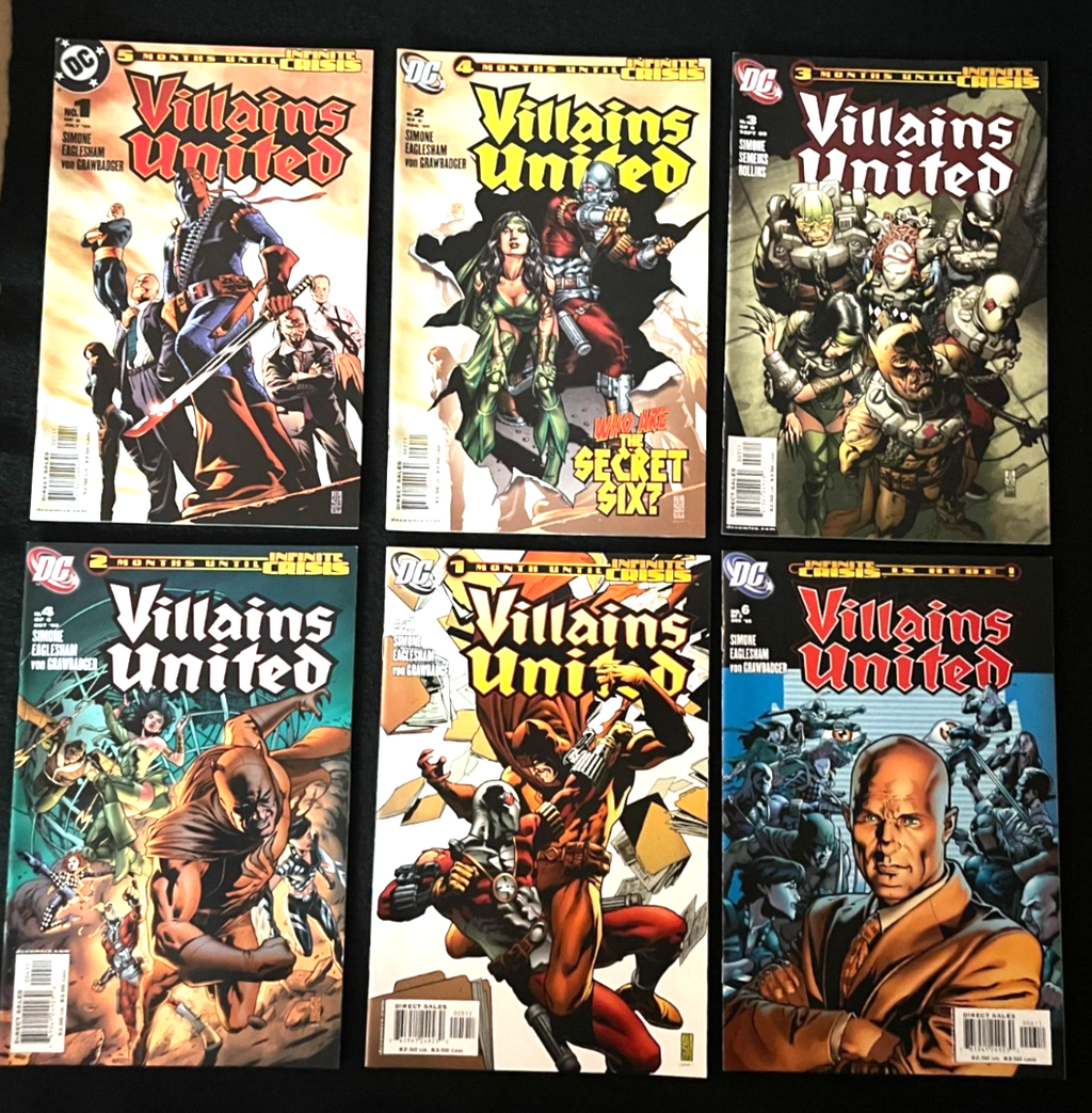 Villains United - Complete Set of 6 - #1-6 (2005) DC