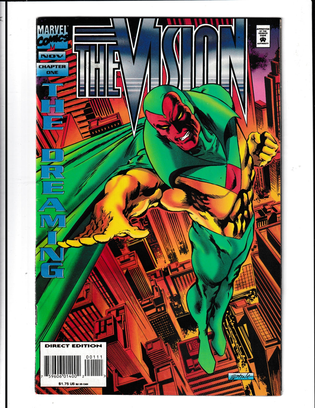 Vision #1 (1994) Marvel Comics SKU:1051