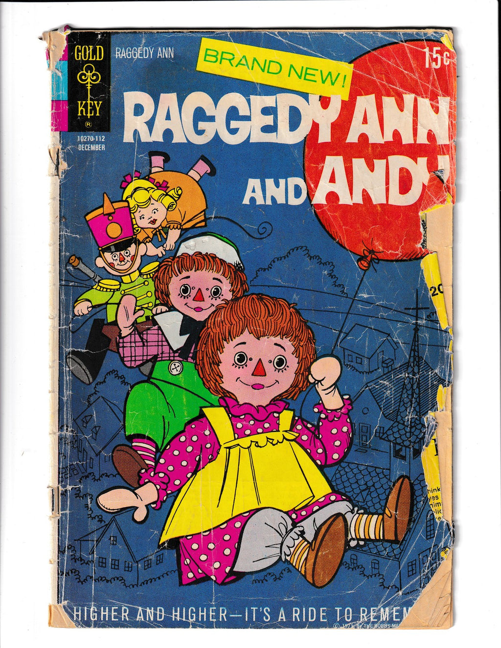 Raggedy Ann and Andy #1 (1971) Low Grade Gold Key Comics