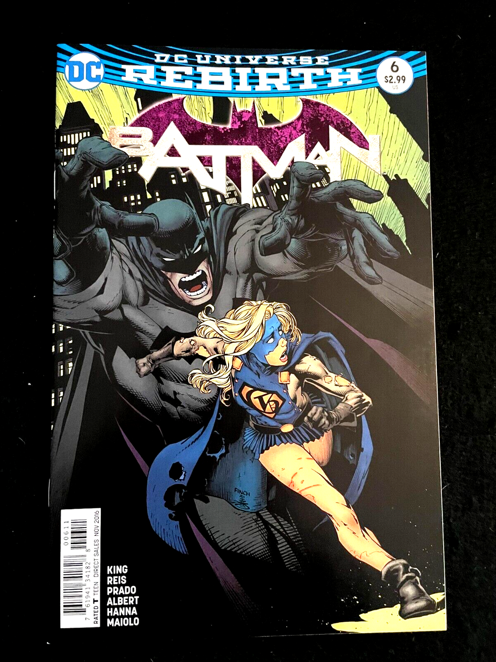 Batman #6 2016 - David Finch Cover - DC