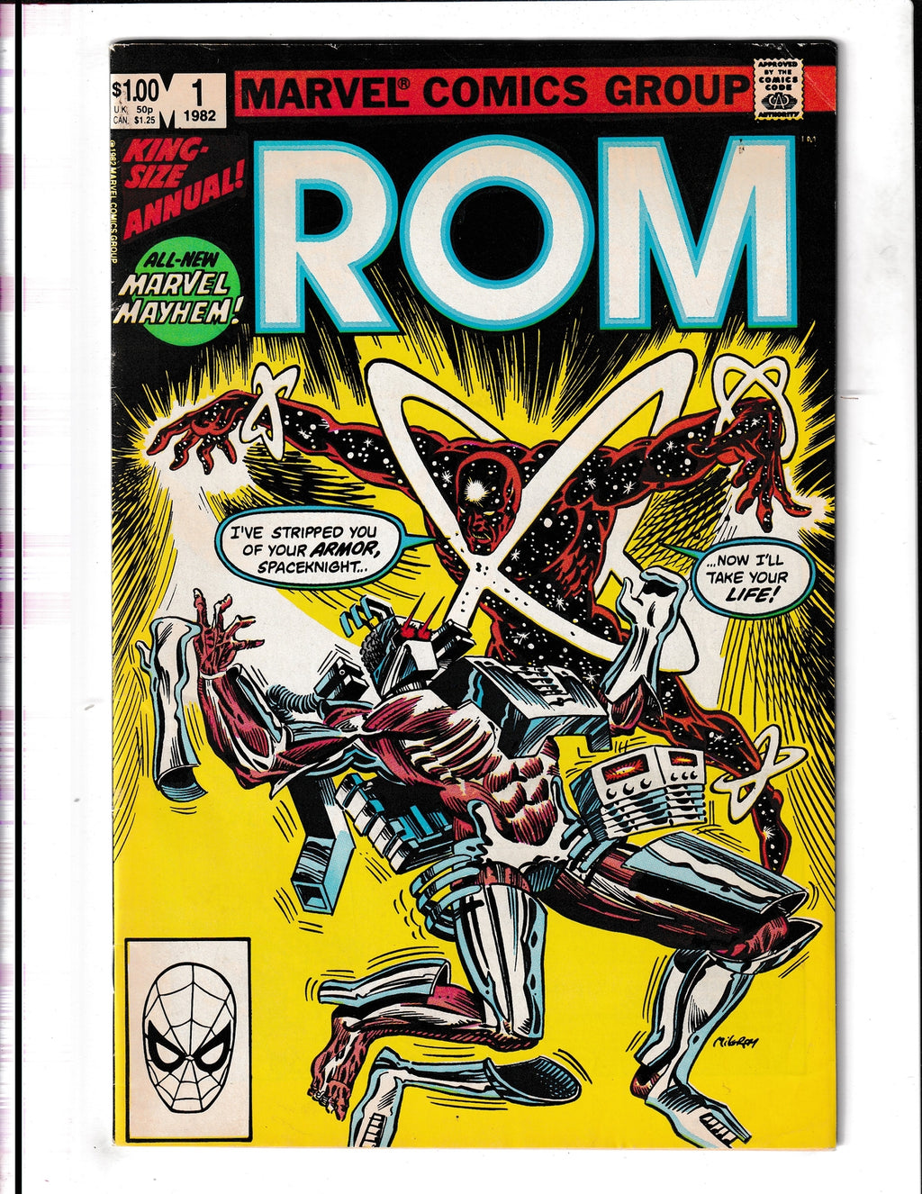 ROM Annual #1 (1982) Marvel Comics SKU:1572