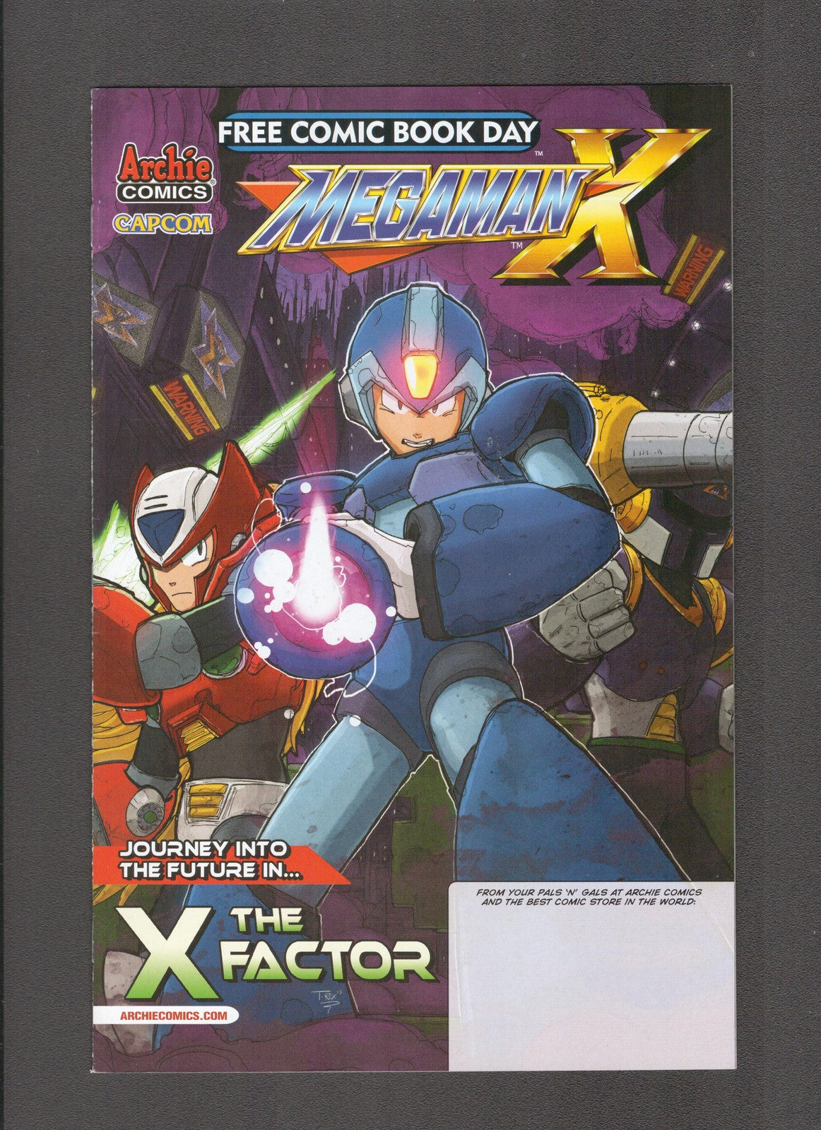 Sonic Comics Orgins Mega Man X #FCBD (2014) Archie Comics