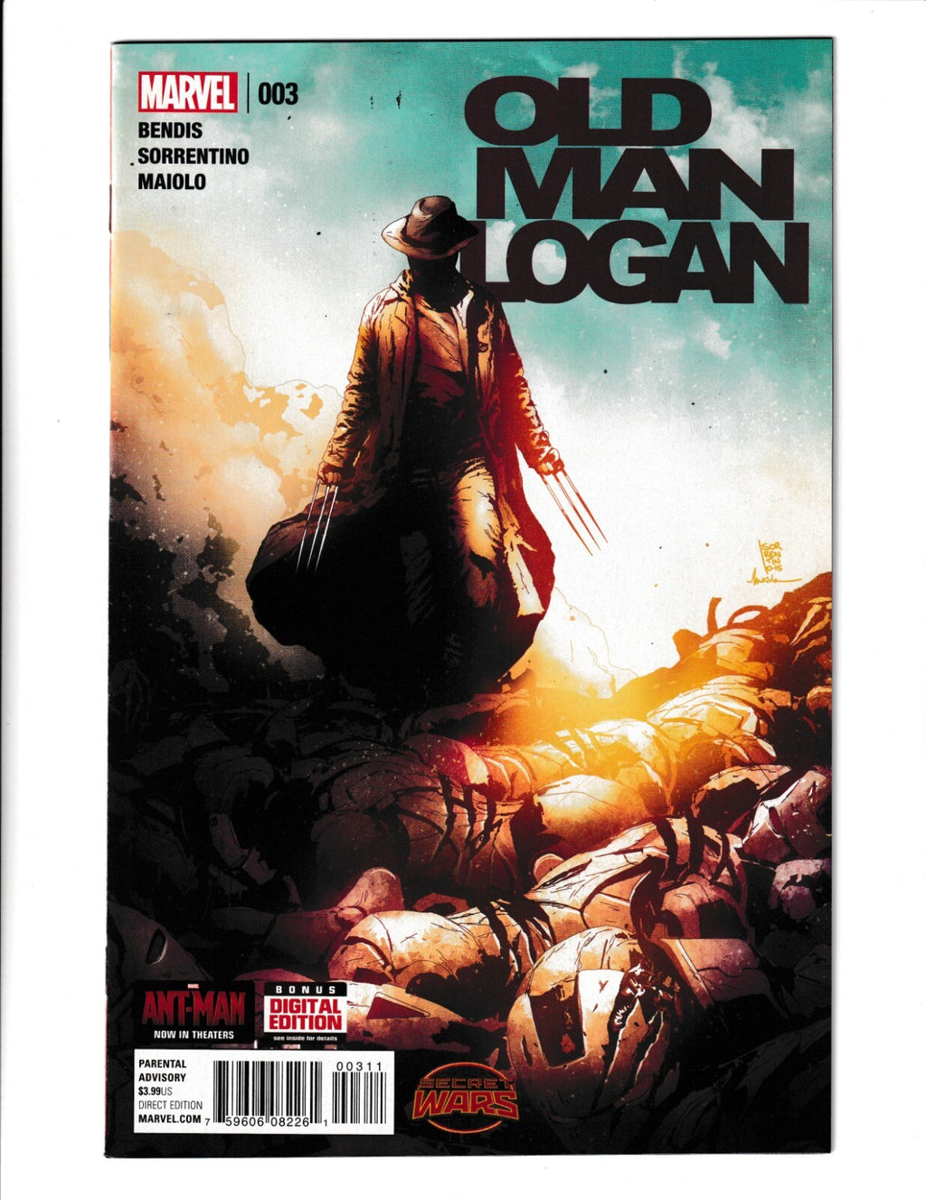 Old Man Logan #1-5 Complete Set Volume 1 (2015) Bendis Sorrentino Marvel Comics