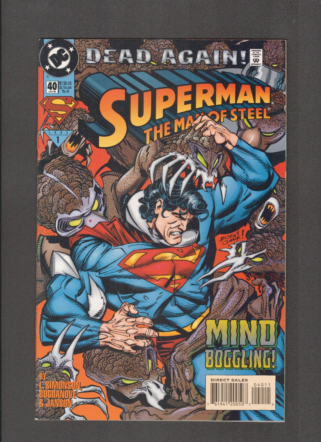 Superman: The Man of Steel #40 (1995) DC Comics