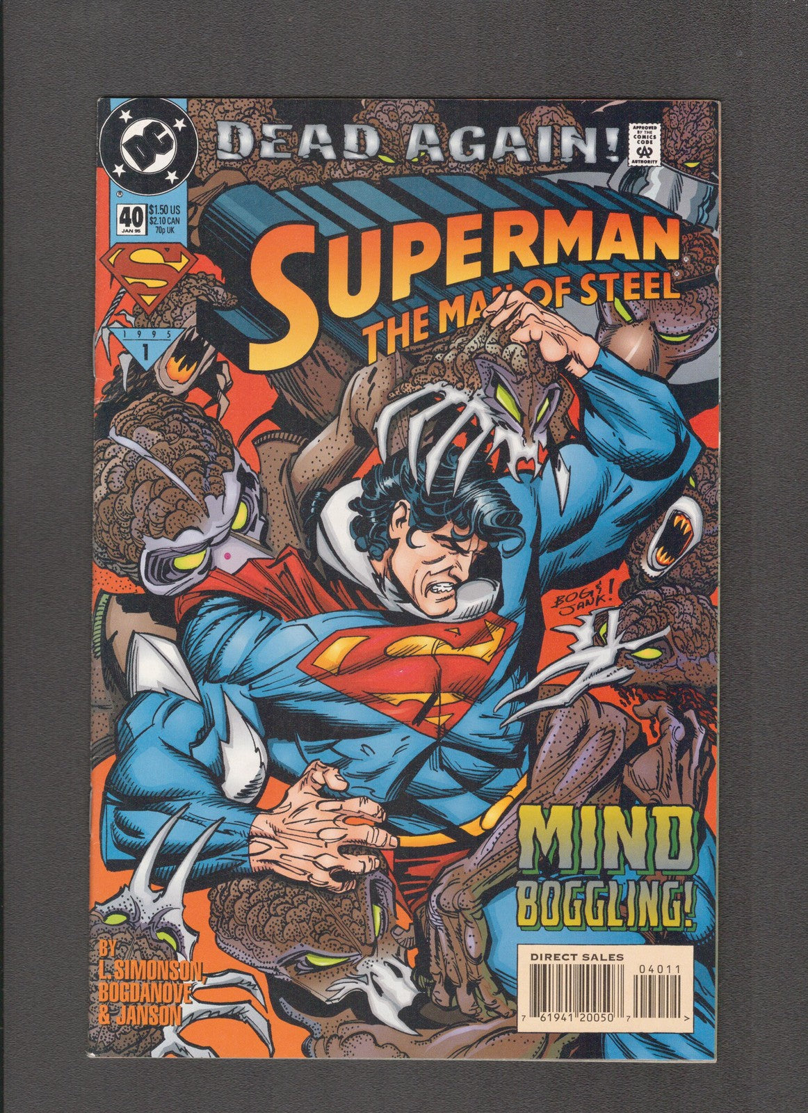 Superman: The Man of Steel #40 (1995) DC Comics