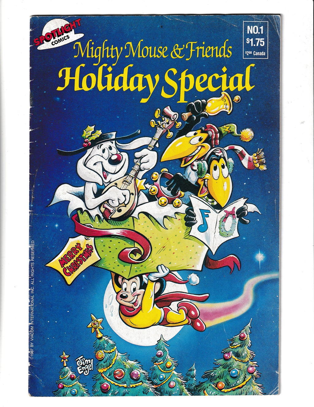 Mighty Mouse & Friends Holiday Special #1 (1987) Spotlight Comics