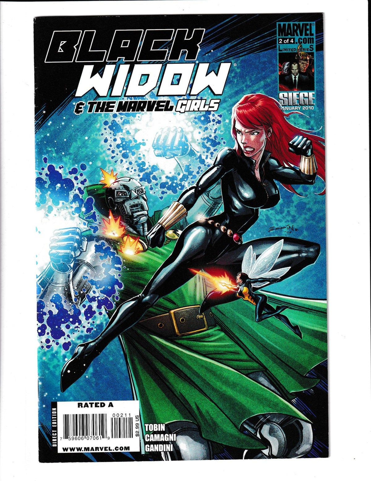 Black Widow & The Marvel Girls #2 (2010) Marvel Comics