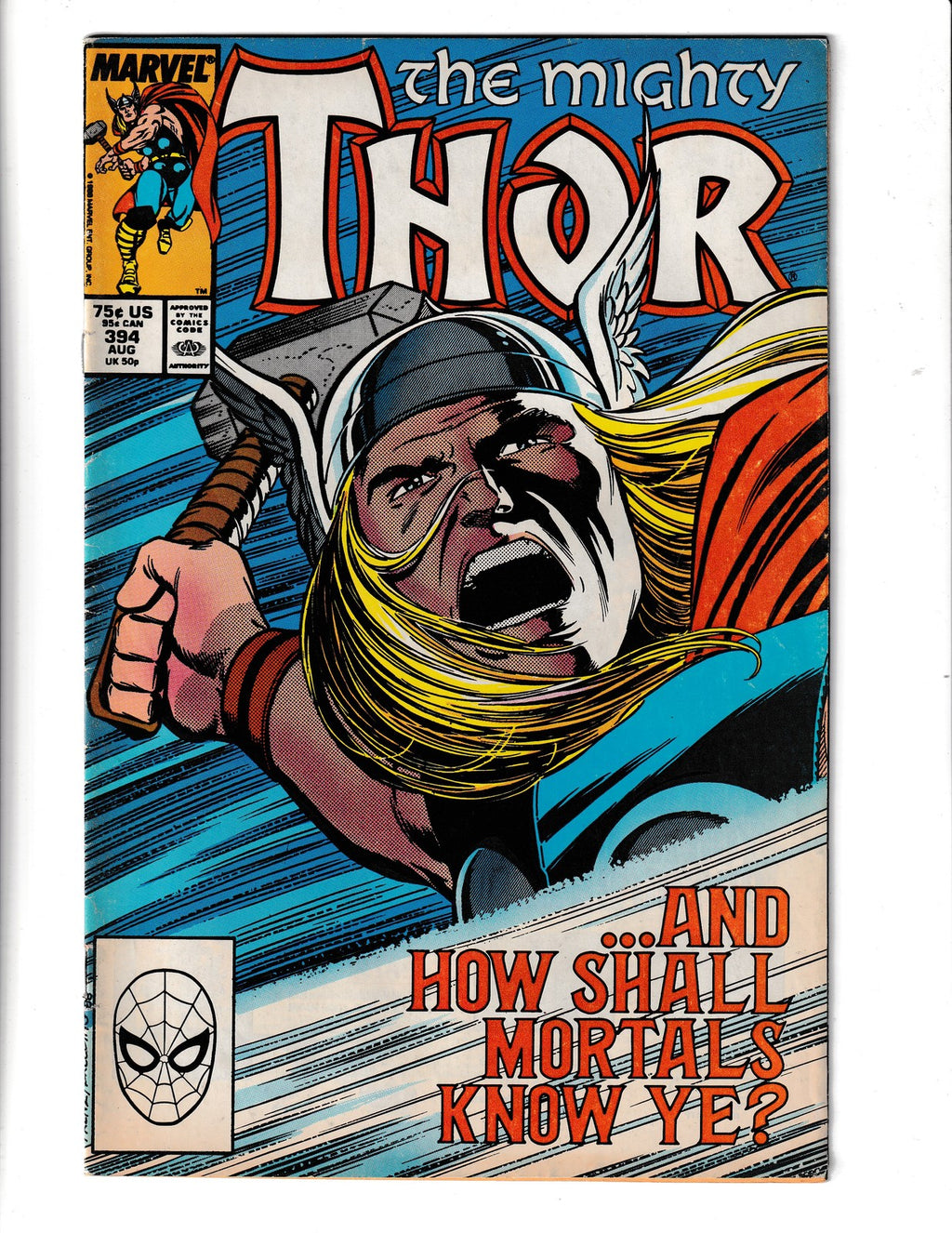 Thor #394 (1988) Marvel Comics SKU:2790