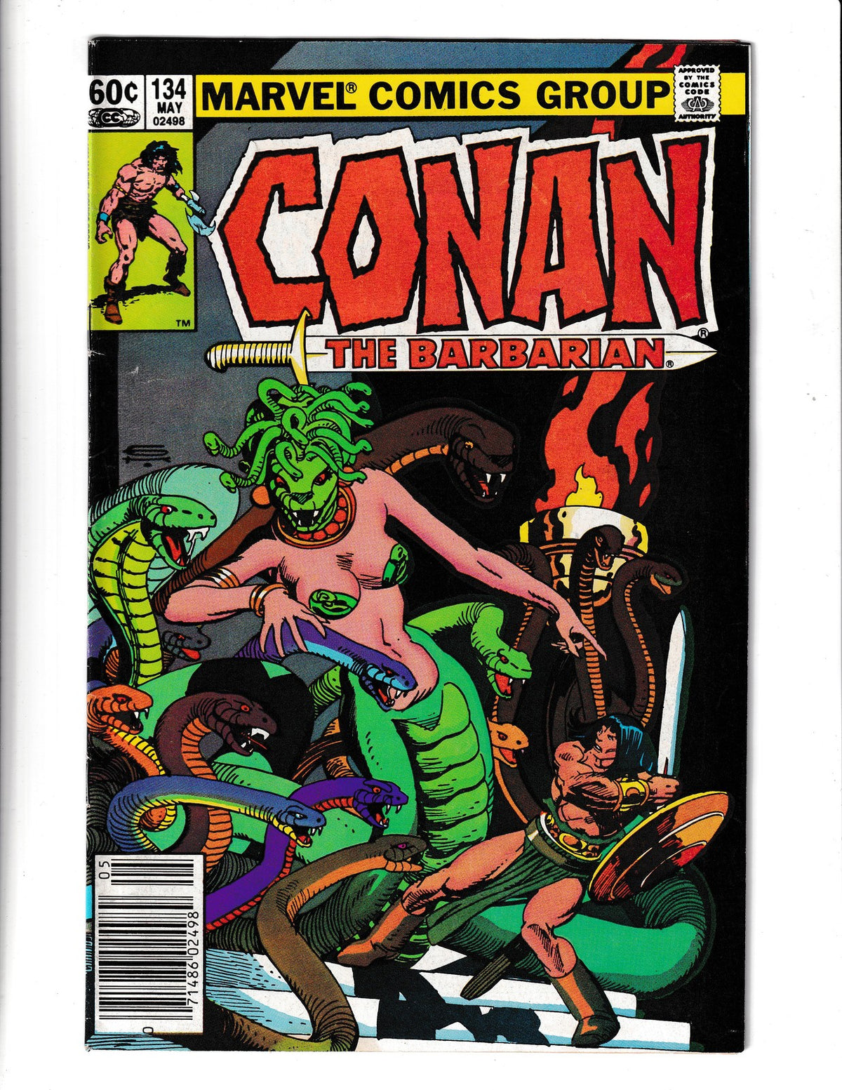Conan The Barbarian #134 (1982) Marvel Comics SKU:2606