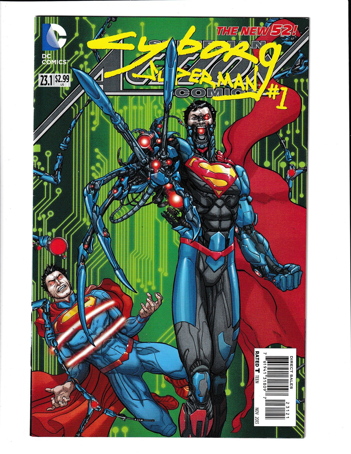 Action Comics #23.1 (2013) Cyborg Lenticular Cover DC Comics