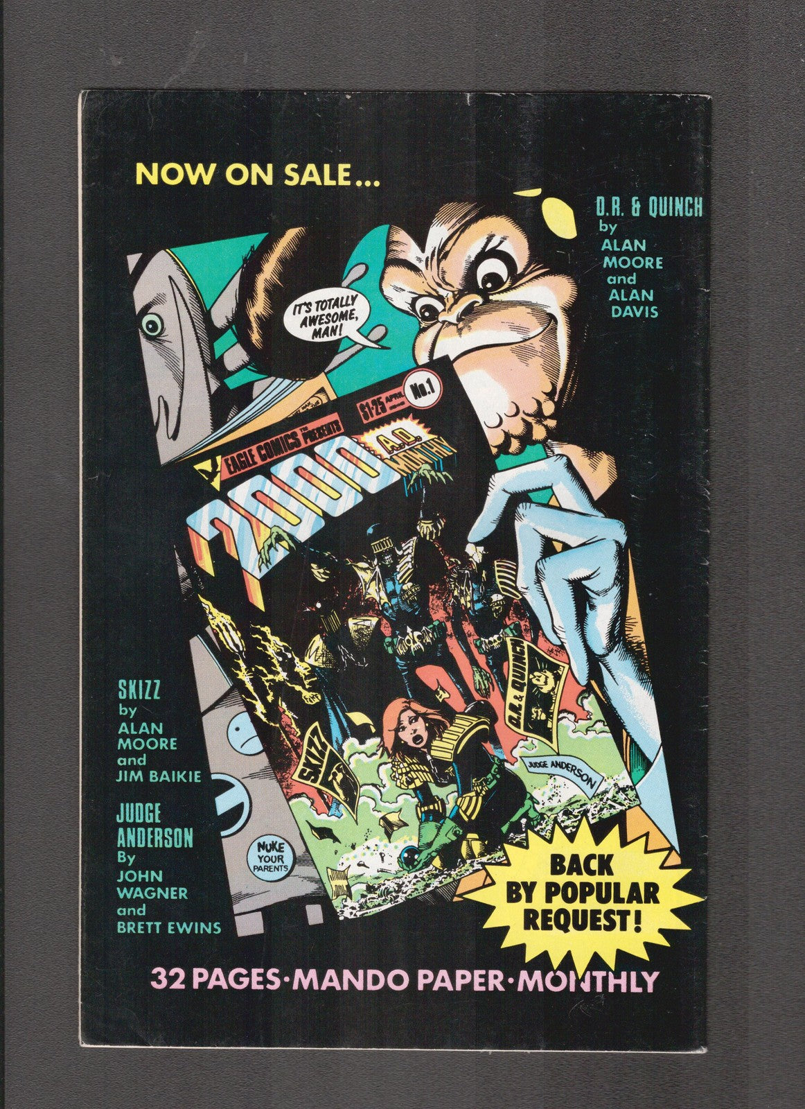 Judge Dredd #30 (1986) Eagle Comics