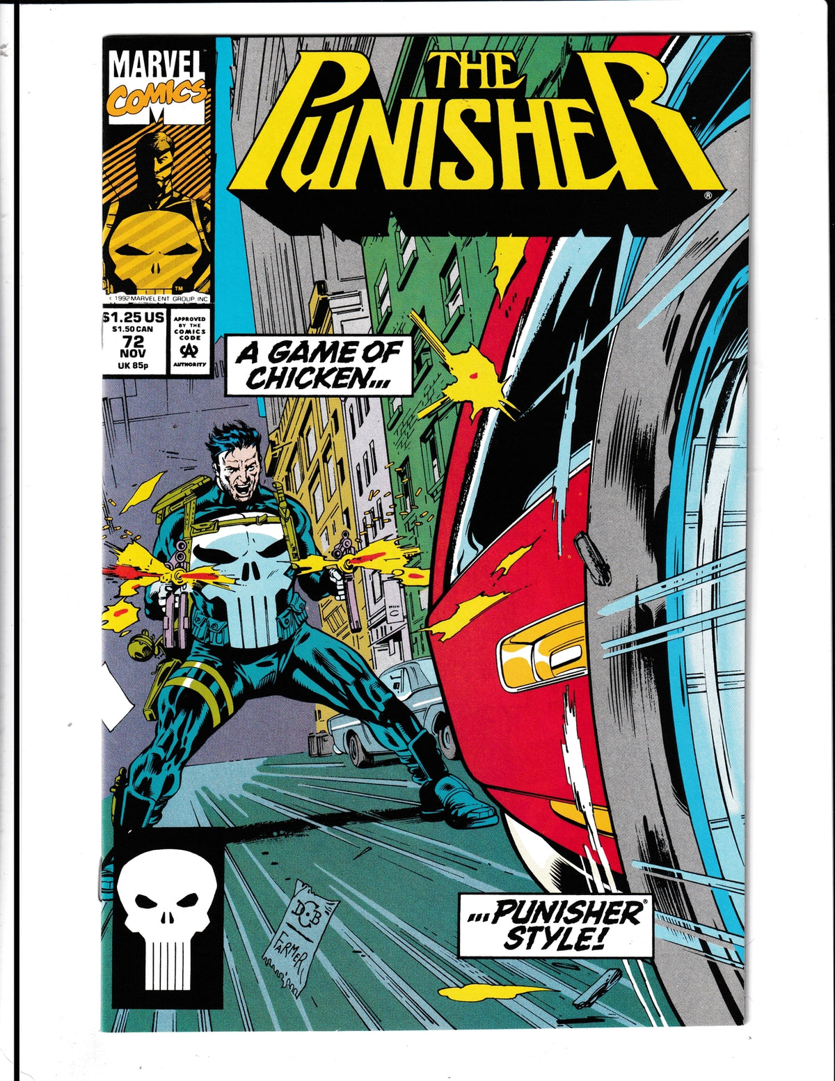 Punisher #72 (1992) Higher Grade Marvel Comics