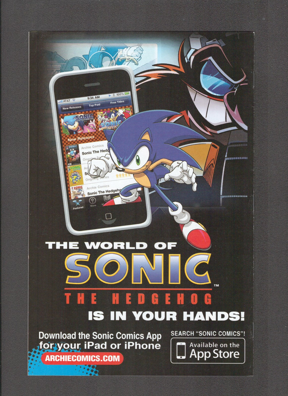 Sonic Universe #32 (2011) Scourge Lockdown Part 4 Archie Comics
