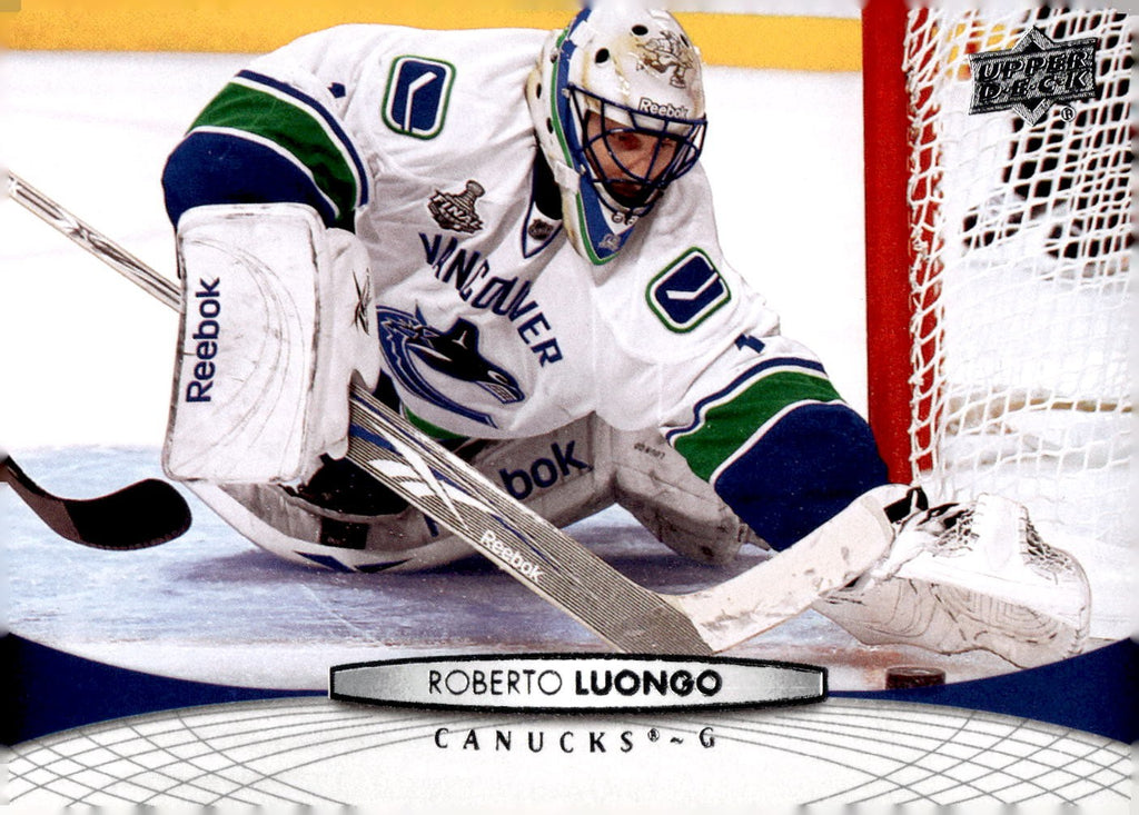 2011-12 Upper Deck #15 Roberto Luongo Hockey Vancouver Canucks
