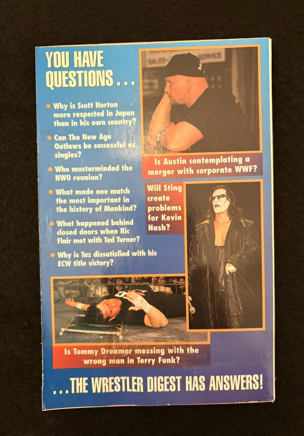 Wrestler Digest Summer 1999 - The Rock - Goldberg