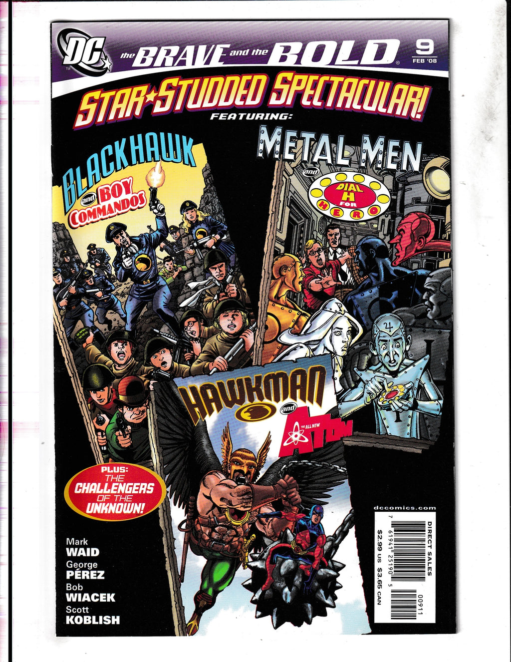 Brave and the Bold #9 (2008) Blackhawk & Metal Men DC Comics