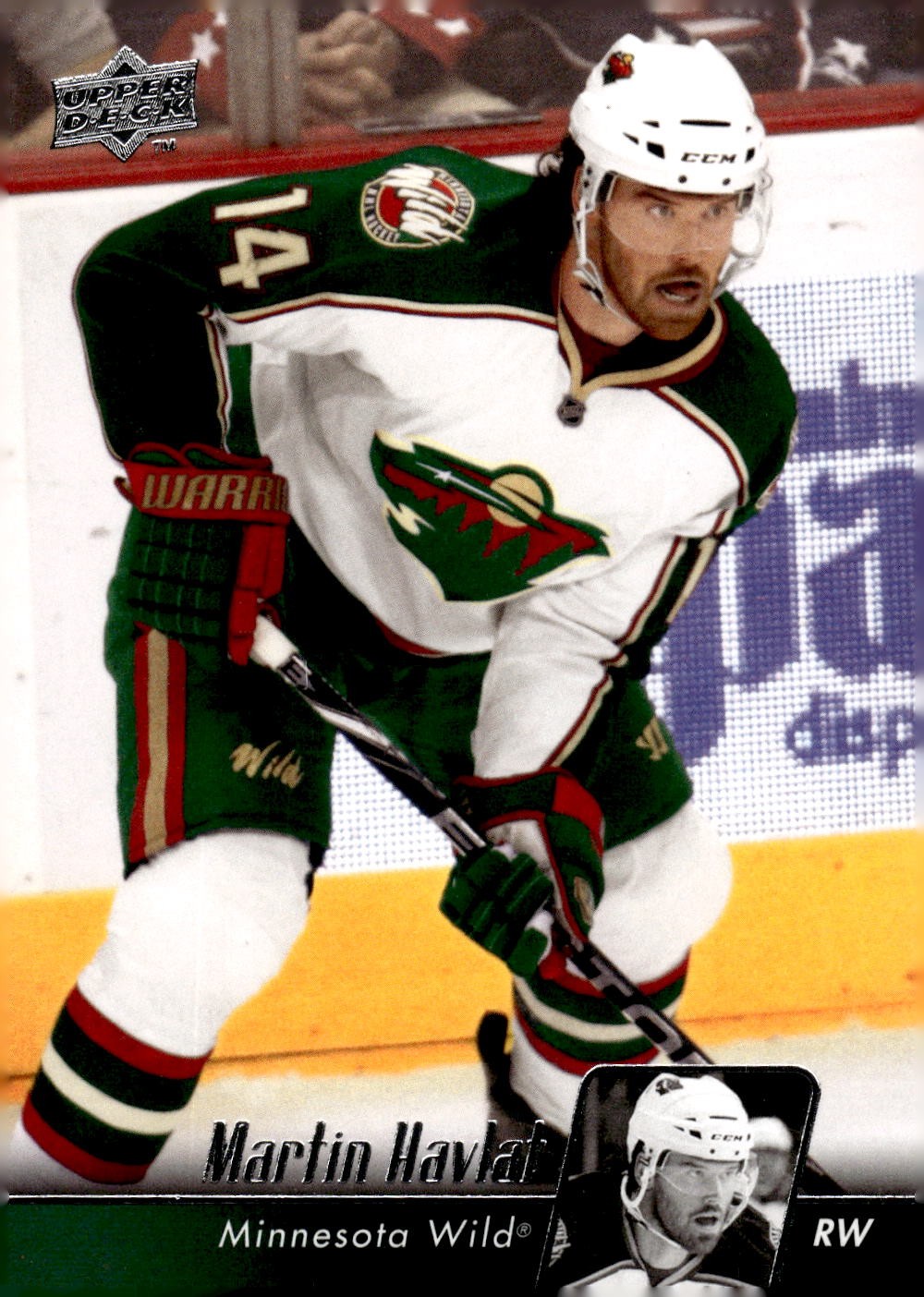 2010-11 Upper Deck #104 Martin Havlat Hockey Minnesota Wild