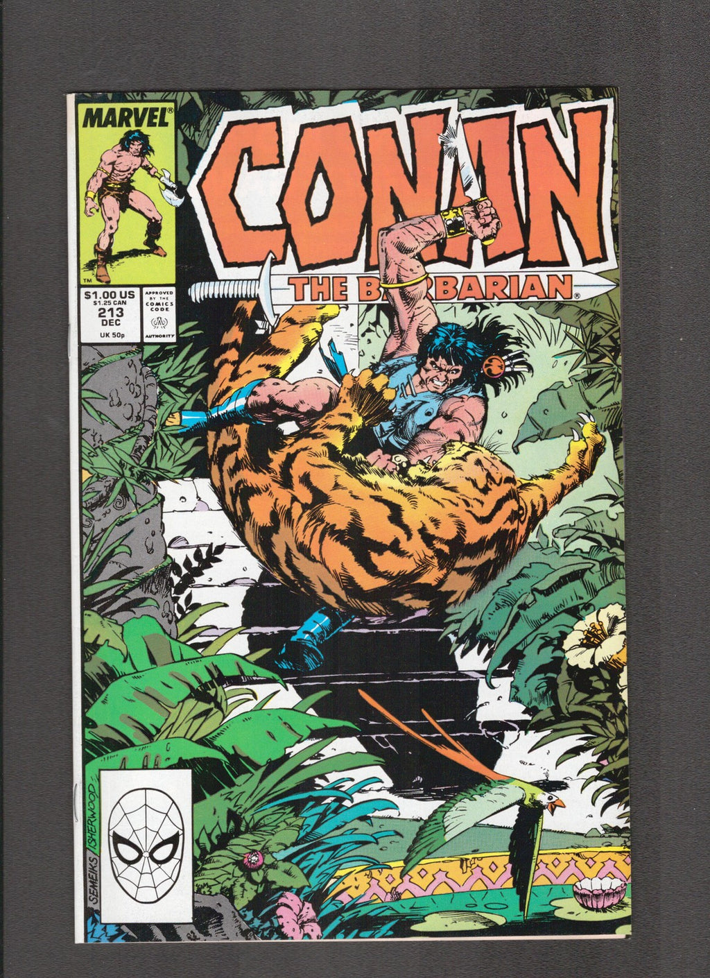 Conan the Barbarian #213 (1988) Isherwood Marvel Comics